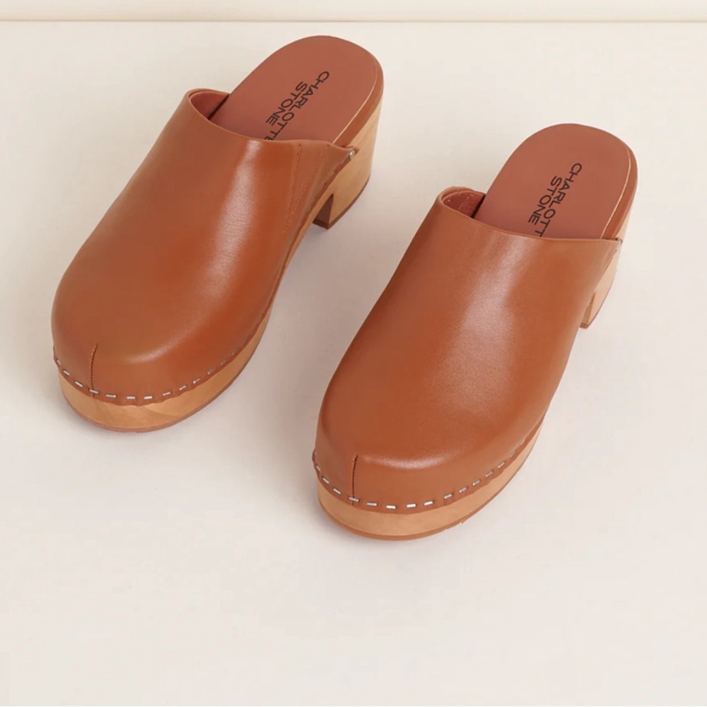 Charlotte Stone Martino Clogs in Luggage